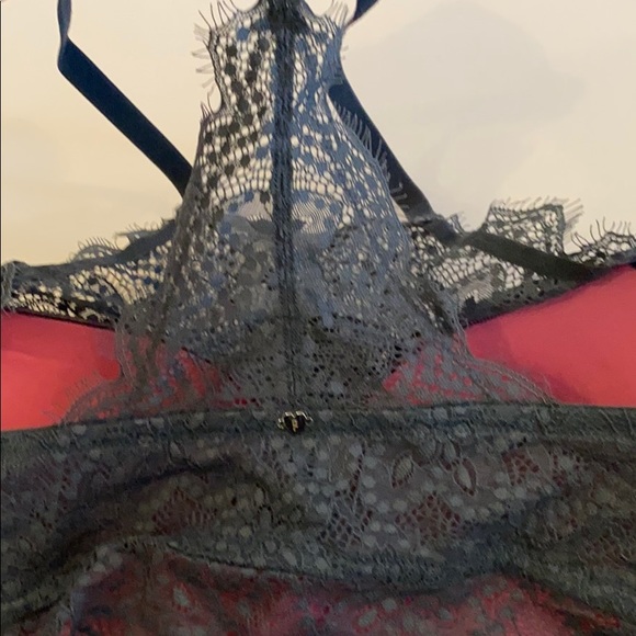 VS PINK high neck push up lace bralette - Picture 3 of 4